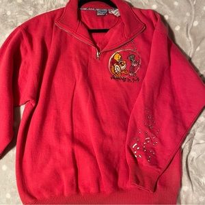 Vinatge Disney Quarter Zip